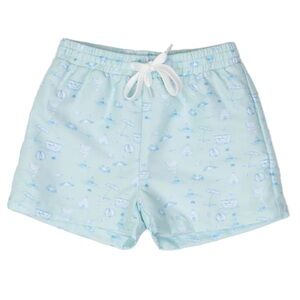 The Oaks Baby Boy Swim Trunks Size 6 Months Beach Pool Pull On Elastic Strings